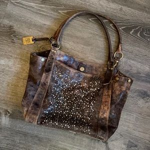 Frye studded Melissa shoulder bag